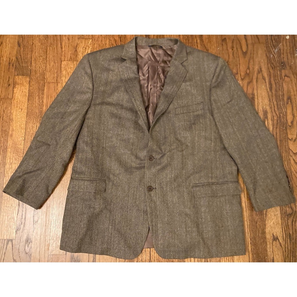 Brooks Brothers Brown Herringbone Sport Coat Blazer